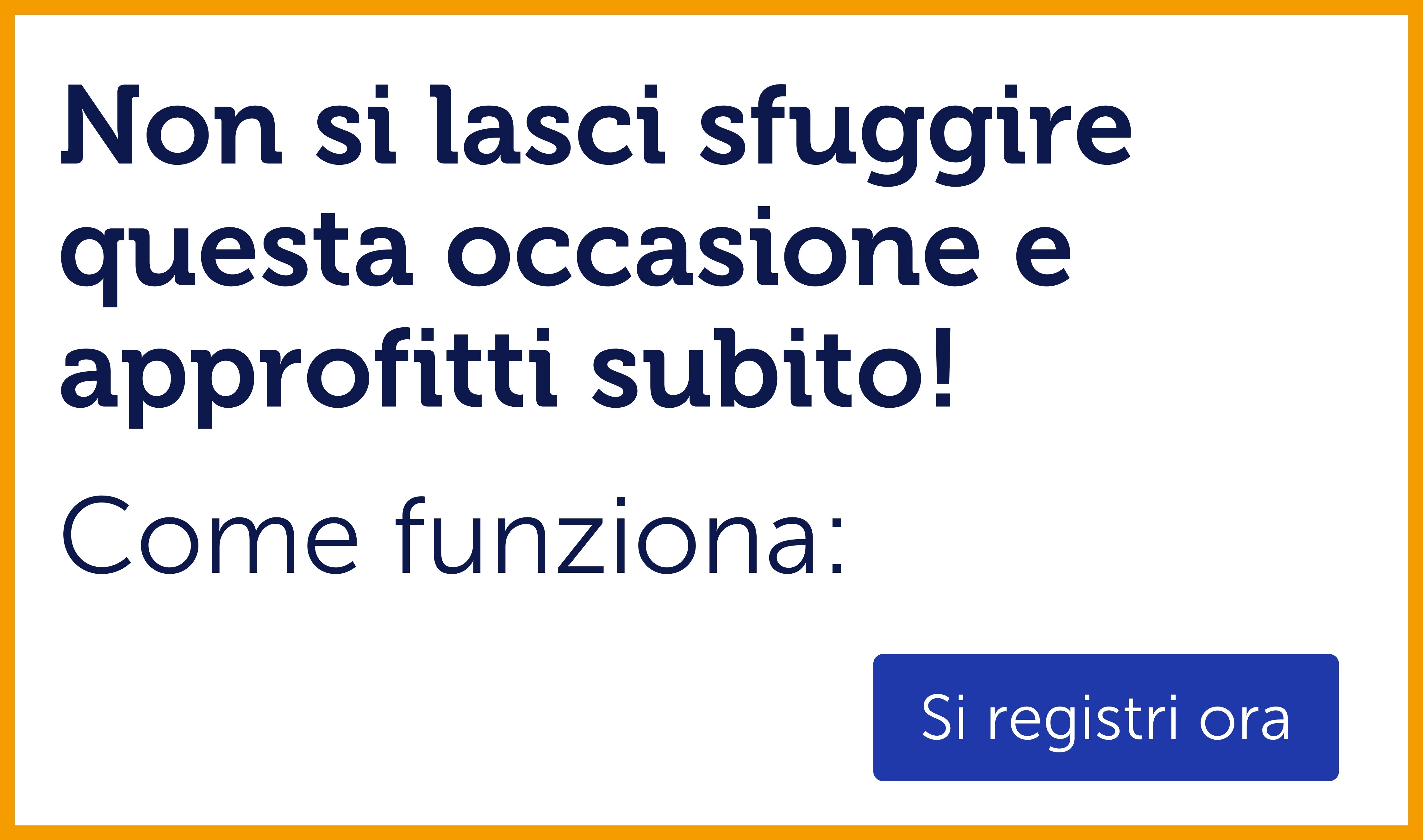Si registri ora